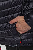 Куртка чоловіча демісезонна з капюшоном, колір чорний, 214R05, фото 5
