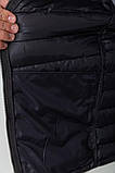 Куртка чоловіча демісезонна з капюшоном, колір чорний, 214R05, фото 6