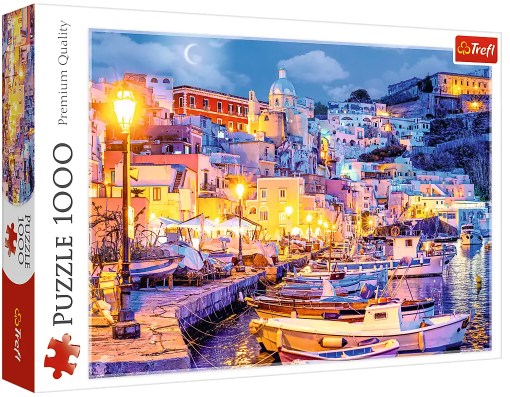 Пазлі Trefl 1000ел. Острів Прочіда вночі, Італія №10794(6), фото 1
