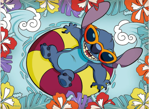 Пазлі Trefl 30ел. Відпочинок Стіча. Дісней Лола і Стіч №18305(20), фото 1