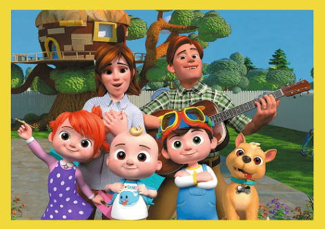 Пазли Trefl 4в1 Знайомство з героями. Кокомелон №34647(8), фото 1