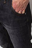 Джинси чоловічі на флісі, колір темно-сірий, 129R1032, фото 5