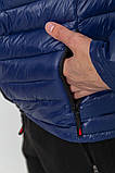 Куртка чоловіча демісезонна з капюшоном, колір синій, 214R05, фото 5