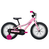 Велосипед двухколесный детский 16 дюймов (сборка 75%, дополнительные колеса) Profi MB 1607-3 Розовый