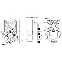 Коробка отбора мощности ZF-2 двухшестеренная Norrow 450 NM ONAY