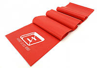 Стрічка латексна для пілатеса та йоги 0.65 мм ИзіФіт червона EasyFit