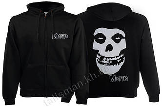Толстовка на змійці MISFITS лого, фото 4