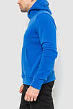 Худі чоловічий на флісі з капюшоном, колір електрик, 214R022, фото 4