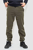 Спорт штани чоловічі на флісі, колір хакі, 241R001