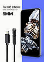 Ендоскопічна камера HD305 IP68 для iPhone, iPad, iOS Lighting Ø 8 мм жорсткий 10 м., фото 5