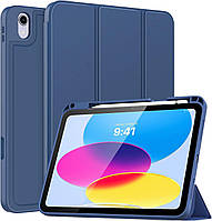 Чехол MoKo для iPad 10-го поколения 10,9 дюйма с держателем для карандашей Синий