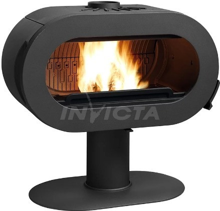 Піч-камін Invicta Fifty antracyt, фото 1