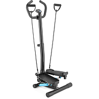 Степпер для дома с эспандерами до 120 кг Gymtek XST900 черный с синим EasyFit