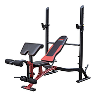 Скамья со стойкой для жима для штанги и партой Скотта до 150 кг York Fitness Delta Pro 2000 EasyFit