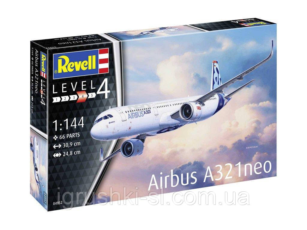 Сборная модель (1:144) Самолет Airbus A321 Neo - фото 1 - id-p2144214780