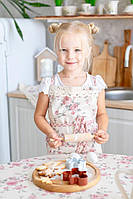 Кухонный фартук детский Bella Розы с кружевом