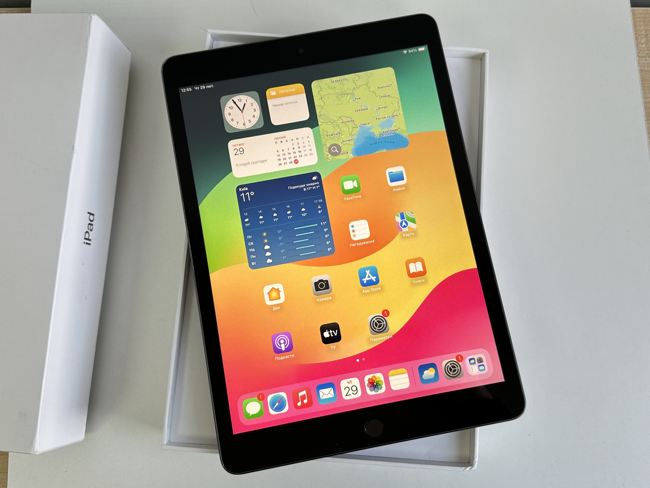 Apple iPad 10.2 2021 (9-Gen) 64Gb Space Gray A2602 Wi-Fi Оригінал! ​
