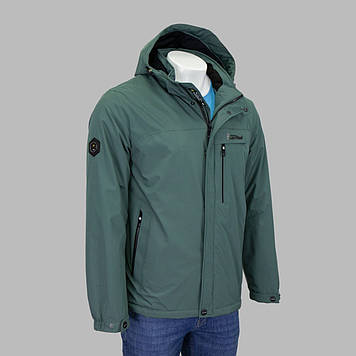 Куртка чоловіча BLACK VINYL (міжсезонна) TC24-2339 М'ЯТА 100% поліестер 46(Р)