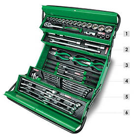 Набір інструментів в ящику 62шт 1/2" TOPTUL GCAZ0057