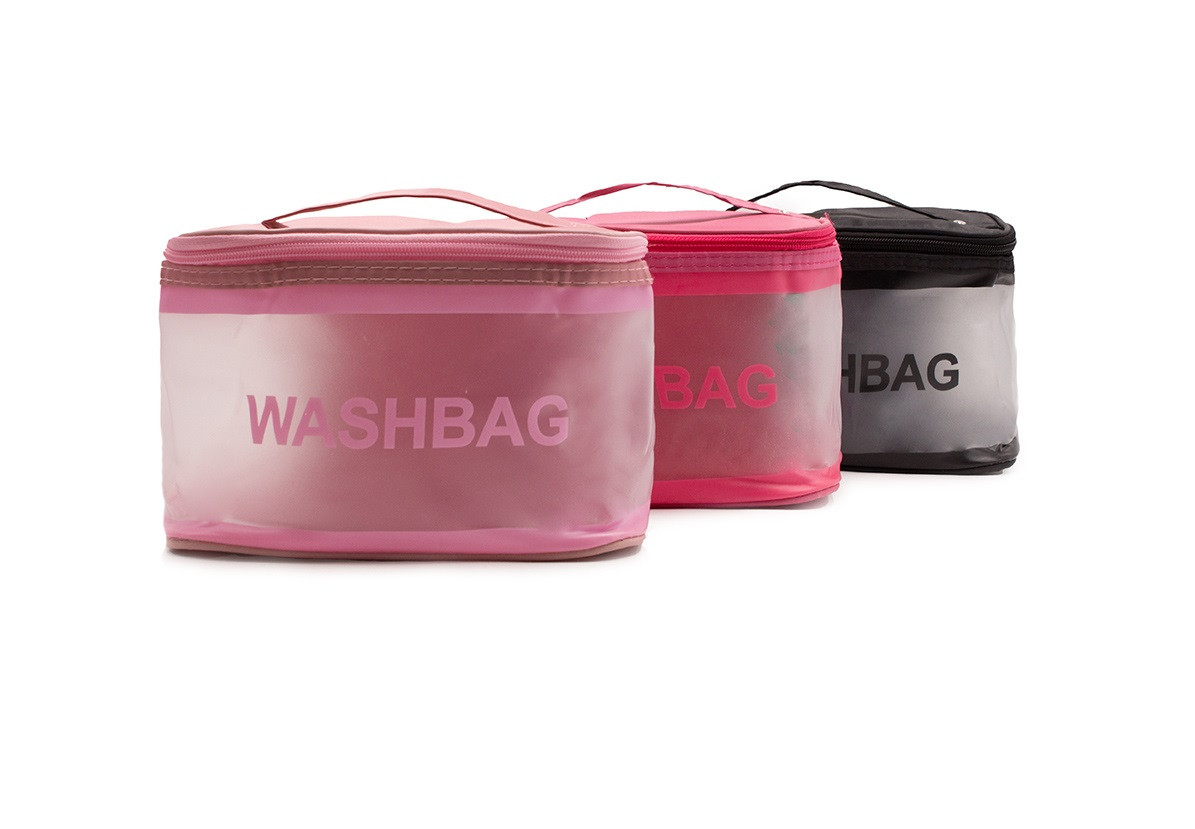 Косметичка WashBag прямокутна силіконова на блискавці 14,5*21,5 см у різних кольорах Karman, фото 1