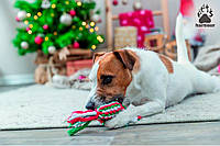Іграшка для собак Trixie Різдвяна "Канат-льодяник"