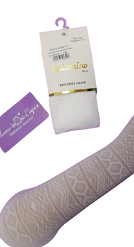 Колготи капронові білі для дівчаток 5-6 років