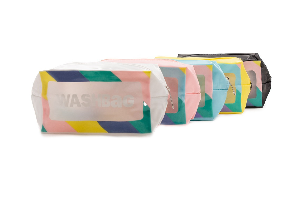 Косметичка WashBag прямокутна силіконова на блискавці 11,5*22 см у різних кольорах Karman, фото 1