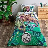 Постельное белье TAC Disney 160×220 см Jurassic World Forest