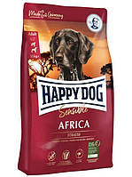 Happy Dog Africa беззлаковый сухой корм с мясом страуса и картофелем для собак малых пород, 12,5 кг