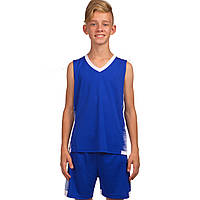 Форма баскетбольная детская Lingo LD-8018T размер 4XS цвет синий-белый ld