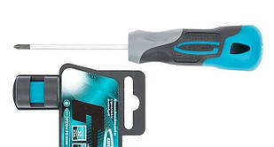 Викрутка Gross PZ0 x 75 мм, S2, трикомпонентна ручка