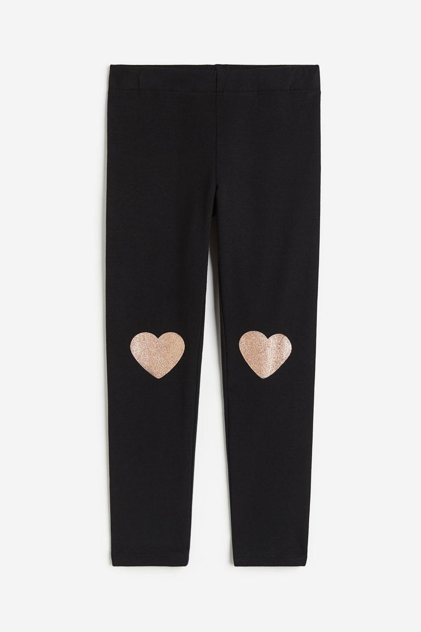 Легінси чорні серце H&M 92см