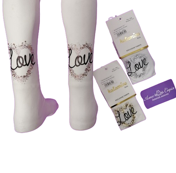 Колготи капронові LOVE для дівчаток 3-4 роки