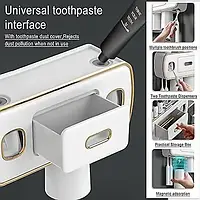 Выжималка для зубных щёток с выдвижными ящиками TOOTHBRUSH HOLDER XL-716