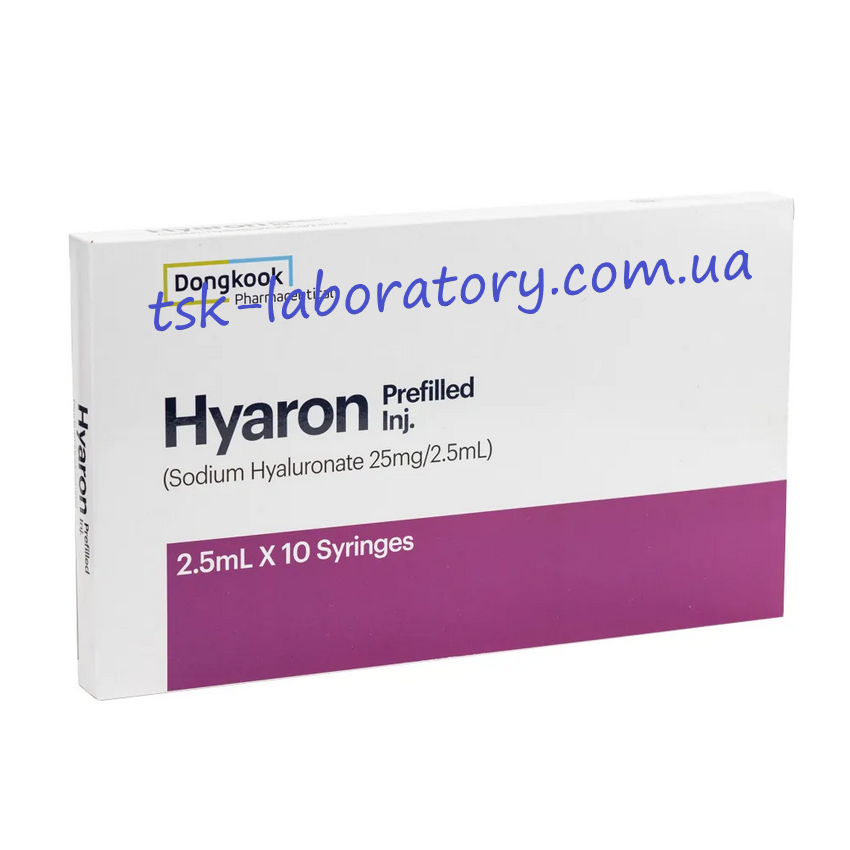 Біоревіталізант Hyaron Sodium Hyaluronate 1 шприц х 2.5 мл (Хіарон)