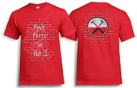 Футболка PINK FLOYD The Wall червона