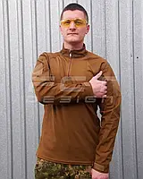 Тактическая рубашка Убакс CoolPass с длинным рукавом Койот