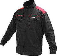 Куртка робоча COMFY YATO розмір L/XL, чорно-червона, 7 кишень, 100% бавовна [10]