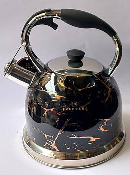 Чайник із свистком EDENBERG eb-8868 чорний 3л