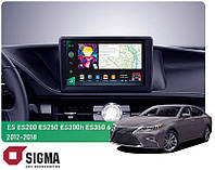 Штатна магнітола Sigma Pro 9464 4+64 Gb Lexus ES ES200 ES250 ES300h ES350 XV60 6 2012-2018 (C) 9"