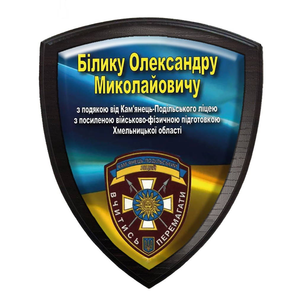 Нагороди на плакетці гербові подяки на металі