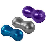 М'яч для фітнесу фітбол арахіс гладкий 45х90 см ABS 5415-12, фото 4