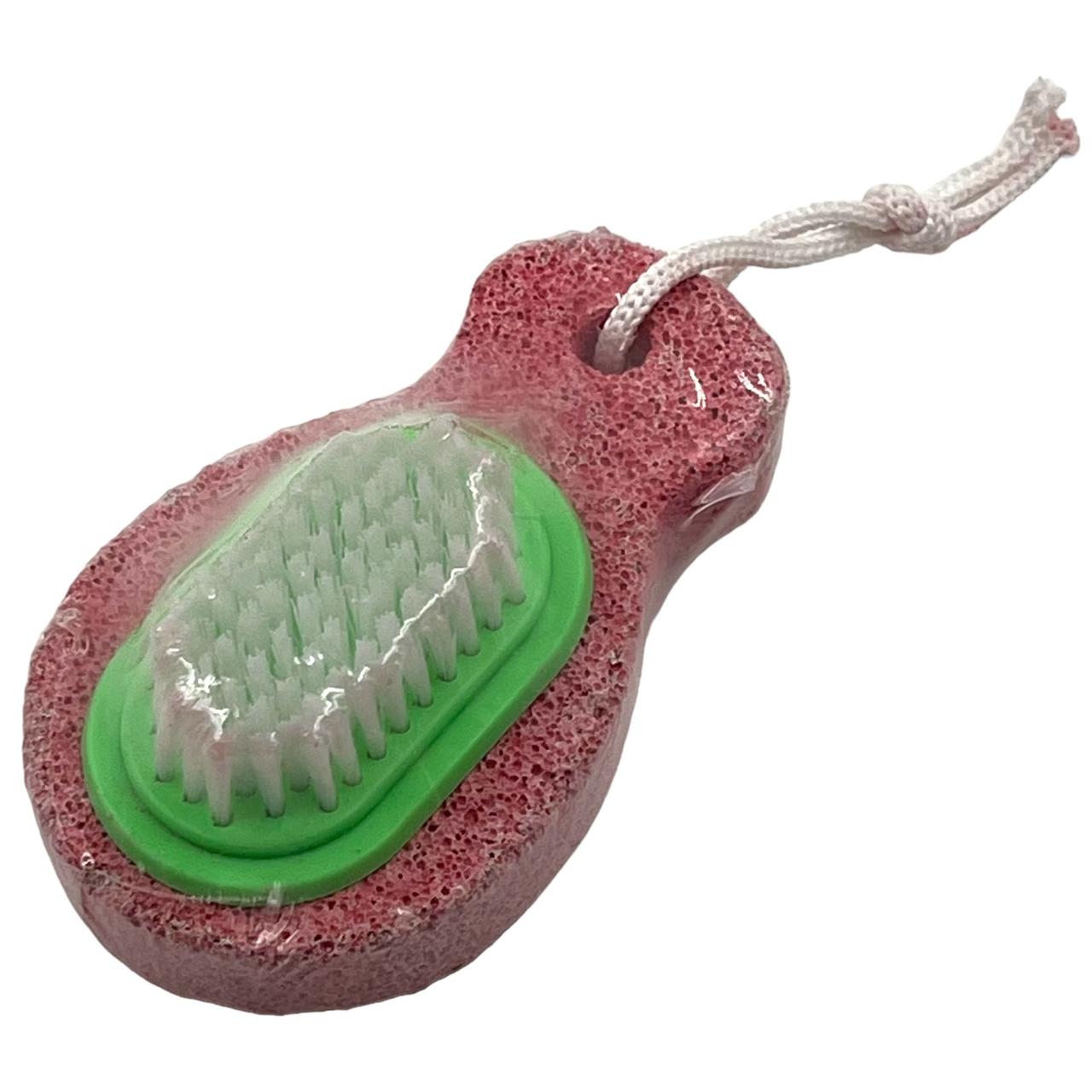 Пемза із щіткою №В014-0013 з мотузкою форма Ваза 3х5,5х9,7см (360)