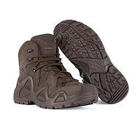 Тактичні черевики Lowa ZEPHYR GTX® MID TF Dark Brown (коричневі)