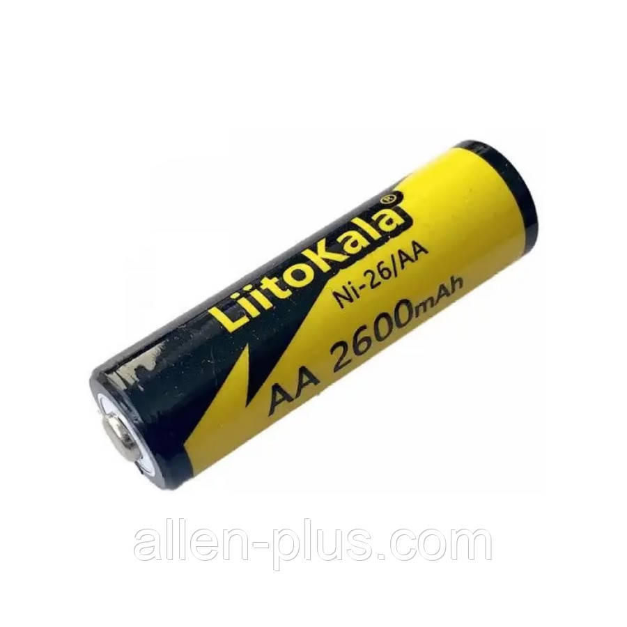 Акумулятор LiitoKala HR6/AA 1.2V 2600mAh NI-MH (1 шт.)