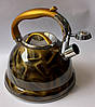 Чайник із свистком Edenberg EB-1911yellow жовтий 3л, фото 5
