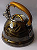 Чайник із свистком Edenberg EB-1911yellow жовтий 3л, фото 6
