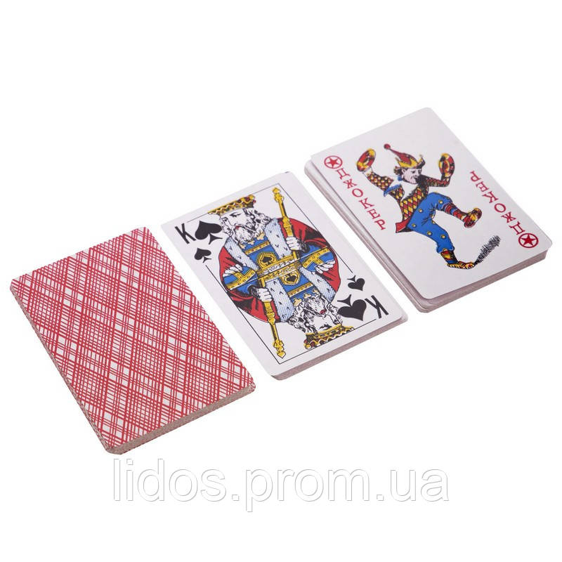 Карты игральные покерные ламинированые Zelart 9810 54 карты ld - фото 2 - id-p2144277691