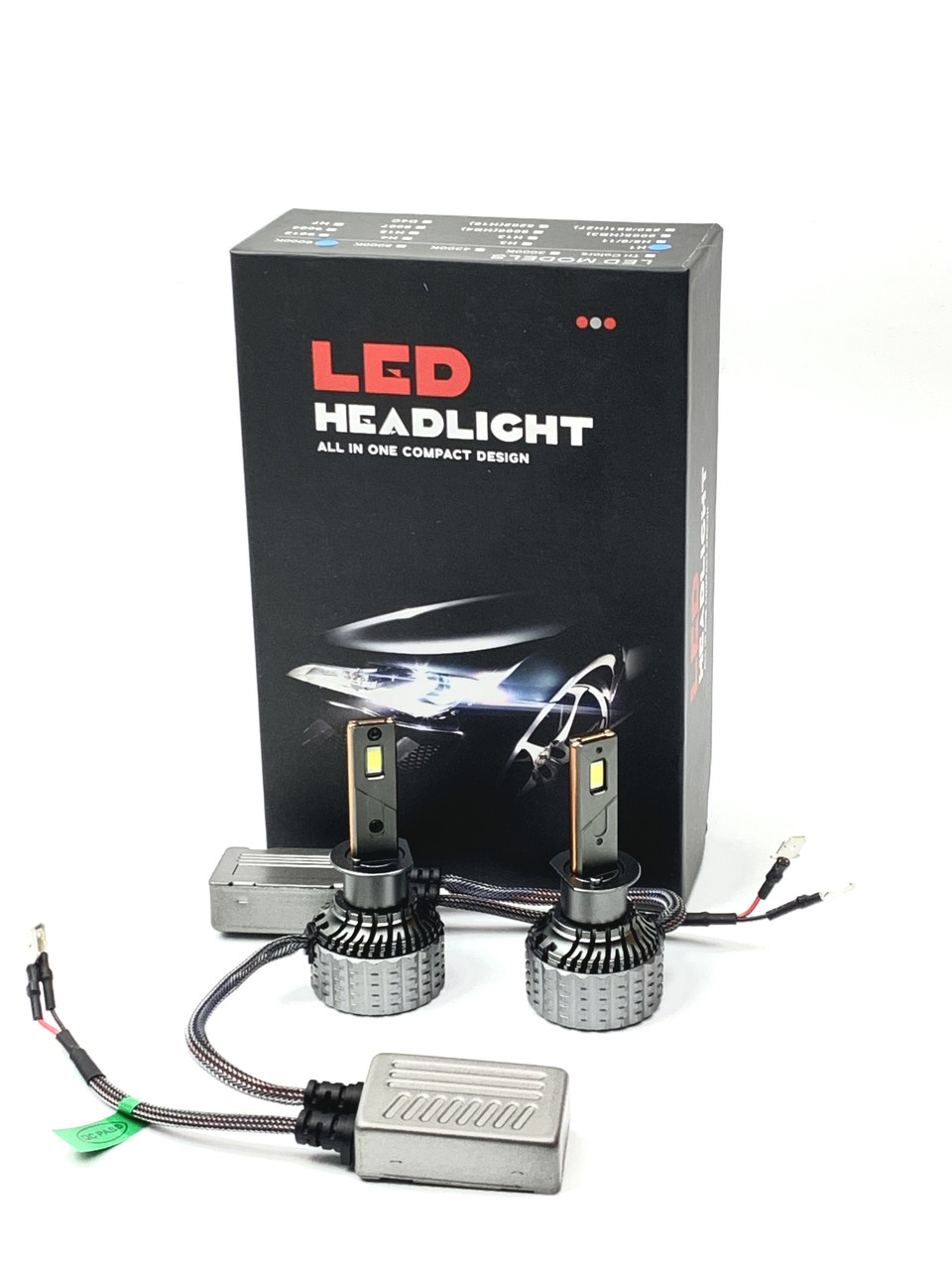 Світлодіодні лампи Baxter V20 H1 (6000K) для автомобіля 2 шт., фото 1