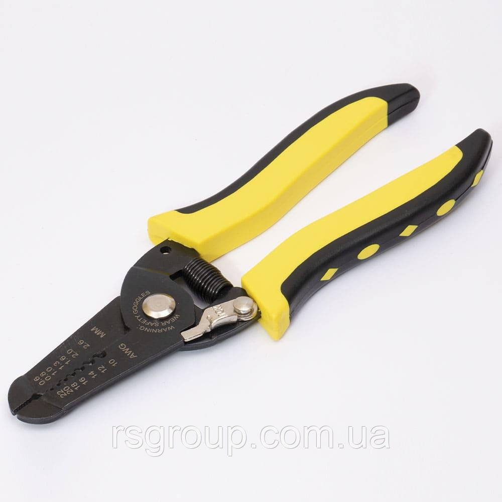 Інструмент для зачищення та обрізки дротів HS-5022 (0.6-2.6 мм²)